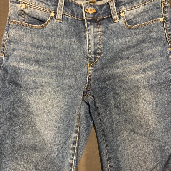 Talbots Women’s Blue Straight-Leg Jeans – Size 4, Flawless Five-Pocket Denim - Picture 2 of 5